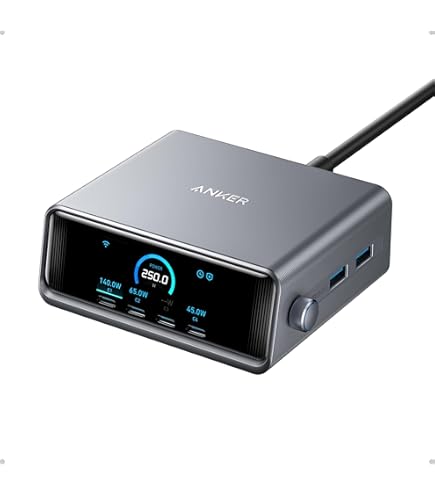 Anker USB-C Hub, 10-in-1 Aluminum Monitor Stand with 100W PD